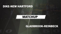 Matchup: ****-New Hartford vs. Gladbrook-Reinbeck  2016