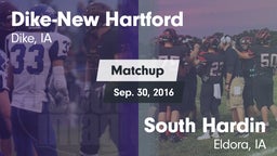 Matchup: ****-New Hartford vs. South Hardin  2016