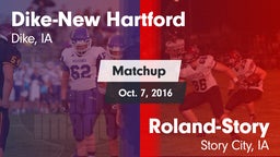 Matchup: ****-New Hartford vs. Roland-Story  2016
