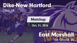 Matchup: ****-New Hartford vs. East Marshall  2016