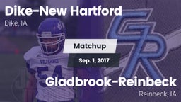 Matchup: ****-New Hartford vs. Gladbrook-Reinbeck  2017