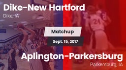Matchup: ****-New Hartford vs. Aplington-Parkersburg  2017
