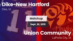 Matchup: ****-New Hartford vs. Union Community  2019