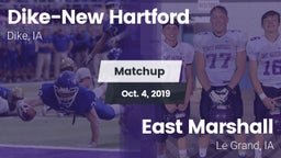 Matchup: ****-New Hartford vs. East Marshall  2019