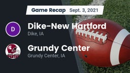 Recap: ****-New Hartford  vs. Grundy Center  2021