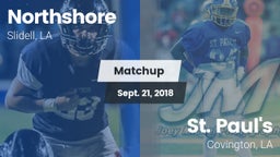 Matchup: Northshore vs. St. Paul's  2018