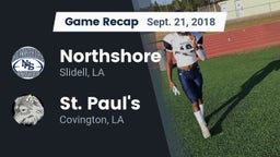 Recap: Northshore  vs. St. Paul's  2018