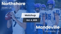 Matchup: Northshore vs. Mandeville  2018