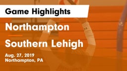 Northampton  vs Southern Lehigh  Game Highlights - Aug. 27, 2019