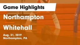 Northampton  vs Whitehall  Game Highlights - Aug. 31, 2019