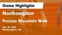 Northampton  vs Pocono Mountain West   Game Highlights - Oct. 22, 2019
