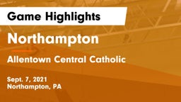 Northampton  vs Allentown Central Catholic  Game Highlights - Sept. 7, 2021