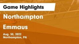 Northampton  vs Emmaus  Game Highlights - Aug. 30, 2022