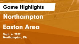 Northampton  vs Easton Area  Game Highlights - Sept. 6, 2022