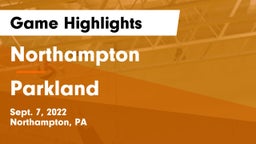 Northampton  vs Parkland  Game Highlights - Sept. 7, 2022