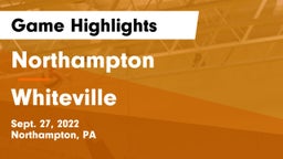 Northampton  vs Whiteville  Game Highlights - Sept. 27, 2022
