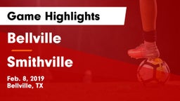 Bellville  vs Smithville  Game Highlights - Feb. 8, 2019