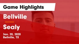 Bellville  vs Sealy  Game Highlights - Jan. 20, 2020