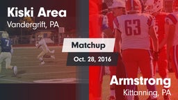 Matchup: Kiski Area vs. Armstrong  2016