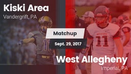 Matchup: Kiski Area vs. West Allegheny  2017