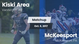 Matchup: Kiski Area vs. McKeesport  2017