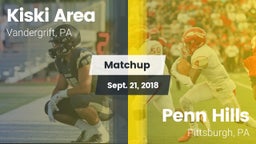 Matchup: Kiski Area vs. Penn Hills  2018