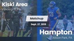 Matchup: Kiski Area vs. Hampton  2019