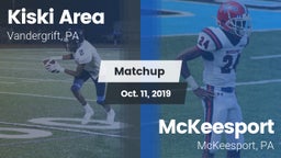 Matchup: Kiski Area vs. McKeesport  2019