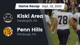Recap: Kiski Area  vs. Penn Hills  2020