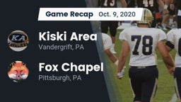 Recap: Kiski Area  vs. Fox Chapel  2020