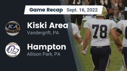Recap: Kiski Area  vs. Hampton  2022