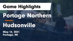 Portage Northern  vs Hudsonville Game Highlights - May 14, 2021
