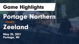 Portage Northern  vs Zeeland Game Highlights - May 20, 2021