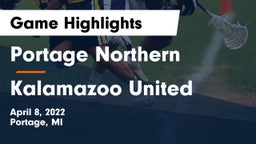 Portage Northern  vs Kalamazoo United Game Highlights - April 8, 2022