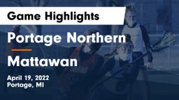 Portage Northern  vs Mattawan  Game Highlights - April 19, 2022