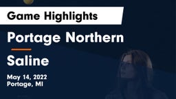 Portage Northern  vs Saline  Game Highlights - May 14, 2022