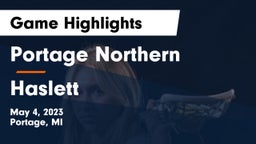 Portage Northern  vs Haslett  Game Highlights - May 4, 2023