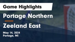 Portage Northern  vs Zeeland East  Game Highlights - May 14, 2024