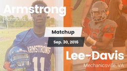 Matchup: Armstrong/Kennedy vs. Lee-Davis  2016