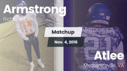 Matchup: Armstrong/Kennedy vs. Atlee  2016