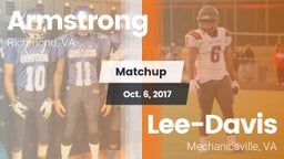 Matchup: Armstrong vs. Lee-Davis  2017