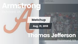 Matchup: Armstrong vs. Thomas Jefferson  2018