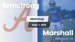 Matchup: Armstrong vs. Marshall  2018