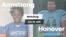 Matchup: Armstrong vs. Hanover  2018