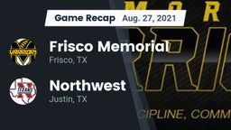 Recap: Frisco Memorial  vs. Northwest  2021