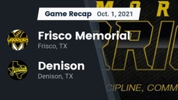 Recap: Frisco Memorial  vs. Denison  2021