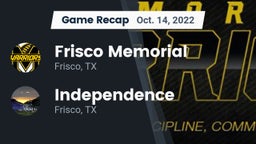 Recap: Frisco Memorial  vs. Independence  2022