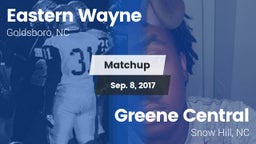Matchup: Eastern Wayne vs. Greene Central  2017