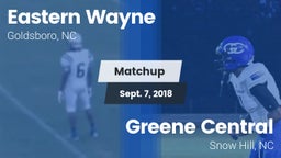 Matchup: Eastern Wayne vs. Greene Central  2018