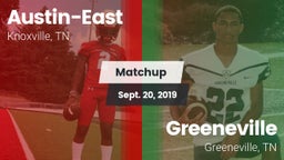 Matchup: Austin-East vs. Greeneville  2019